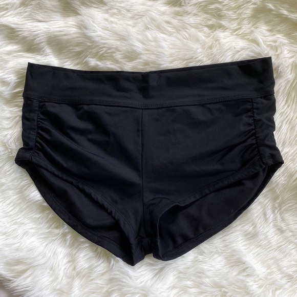 Mossimo Supply Co. Swim Mossimo Black Boy Shorts Swim Bottoms Only